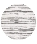 Safavieh Melody Ivory / Black MEL118 6 ft. 7 in. X 6 ft. 7 in. Round Rug
