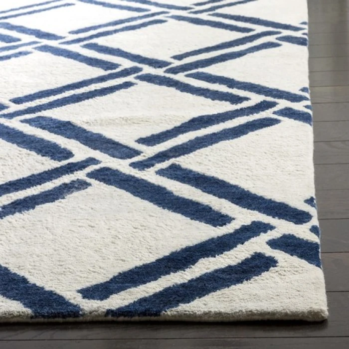 Safavieh Moroccan Ivory / Blue MOR551 8 ft. X 10 ft. Rectangle Rug