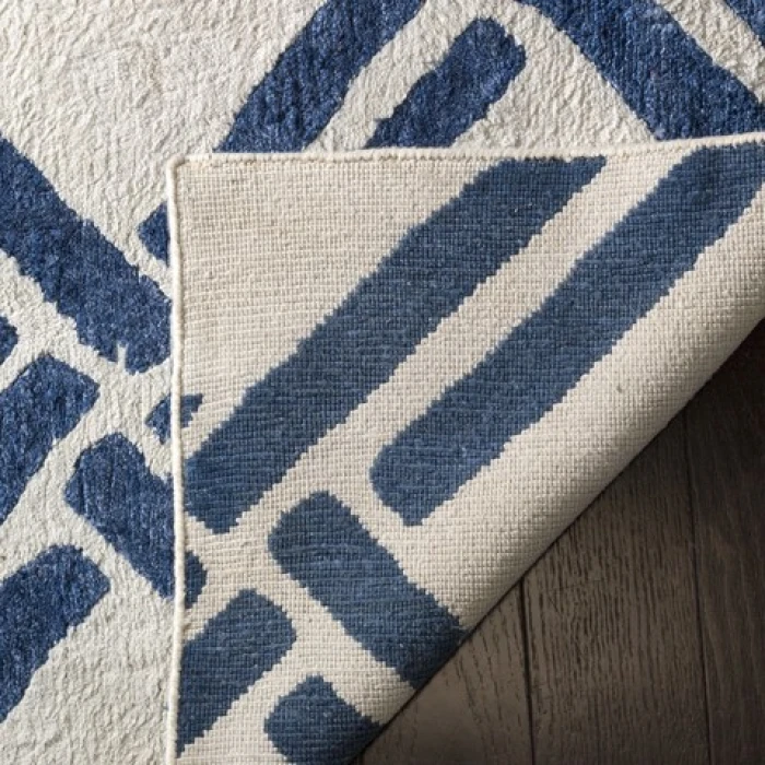 Safavieh Moroccan Ivory / Blue MOR551 8 ft. X 10 ft. Rectangle Rug