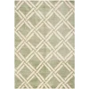 Safavieh Moroccan Green / Ivory MOR551 8 ft. X 10 ft. Rectangle Rug
