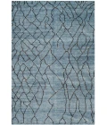 Safavieh Moroccan Blue / Black MOR555 6 ft. X 9 ft. Rectangle Rug
