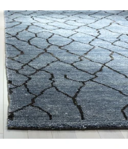 Safavieh Moroccan Blue / Black MOR555 6 ft. X 9 ft. Rectangle Rug