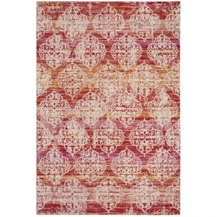 Safavieh Montage Pink / Multi MTG182 4 ft. X 6 ft. Rectangle Rug
