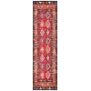 Safavieh Montage  Red / Black MTG201 2 ft. 3 in. X 8 ft. Runner Rug