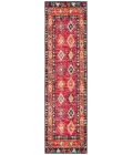 Safavieh Montage  Red / Black MTG201 2 ft. 3 in. X 8 ft. Runner Rug