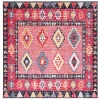 Safavieh Montage  Pink / Black MTG201 6 ft. 7 in. X 6 ft. 7 in. Square Rug