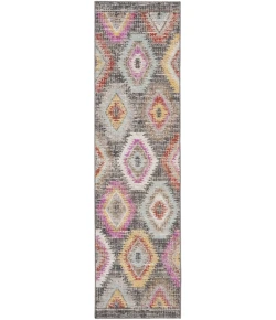 Safavieh Montage Grey / Multi MTG212 2 ft. 3 in. X 12 ft. Runner Rug