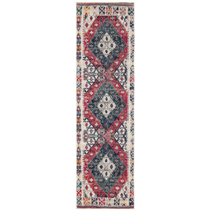 Safavieh Montage Rust / Multi MTG236 2 ft. 3 in. X 10 ft. Runner Rug