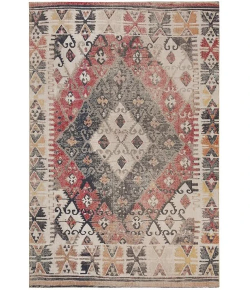 Safavieh Montage Rust / Multi MTG236 5 ft. 1 in. X 7 ft. 6 in. Rectangle Rug