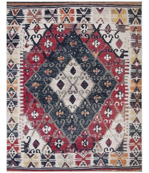 Safavieh Montage Rust / Multi MTG236 8 ft. X 10 ft. Rectangle Rug