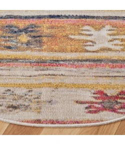Safavieh Montage Taupe / Multi MTG238 6 ft. 7 in. X 6 ft. 7 in. Square Rug