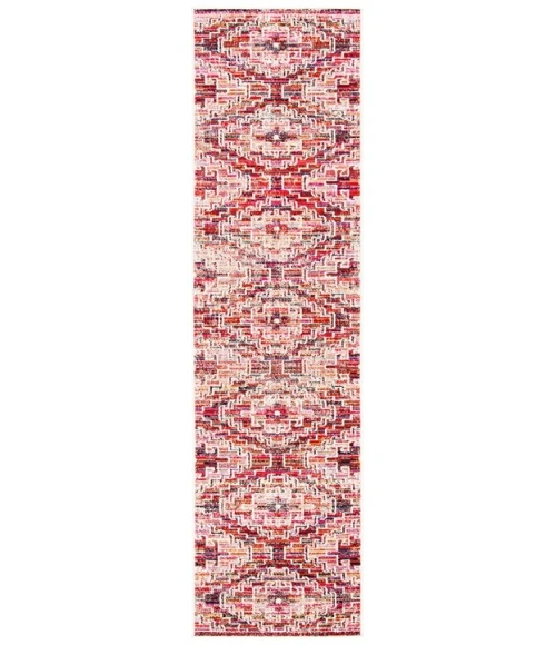 Safavieh Montage  Rust / Ivory MTG241 2 ft. X 10 ft. Runner Rug