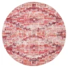 Safavieh Montage  Rust / Ivory MTG241 6 ft. 7 in. X 6 ft. 7 in. Round Rug