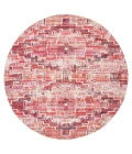 Safavieh Montage  Rust / Ivory MTG241 6 ft. 7 in. X 6 ft. 7 in. Round Rug