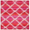 Safavieh Montage  Fuchsia / Ivory MTG261 6 ft. 7 in. X 6 ft. 7 in. Square Rug