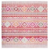 Safavieh Montage  Red / Fuchsia MTG271 6 ft. 7 in. X 6 ft. 7 in. Square Rug