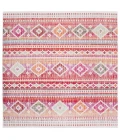 Safavieh Montage  Red / Fuchsia MTG271 6 ft. 7 in. X 6 ft. 7 in. Square Rug