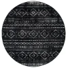 Safavieh Montage  Grey / Black MTG291 6 ft. 7 in. X 6 ft. 7 in. Round Rug