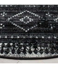 Safavieh Montage  Grey / Black MTG291 6 ft. 7 in. X 6 ft. 7 in. Round Rug