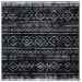 Safavieh Montage  Grey / Black MTG291 6 ft. 7 in. X 6 ft. 7 in. Square Rug