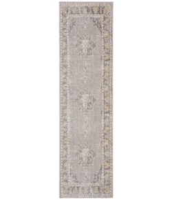 Safavieh Montage Grey / Gold MTG308 2 ft. 3 in. X 8 ft. Runner Rug