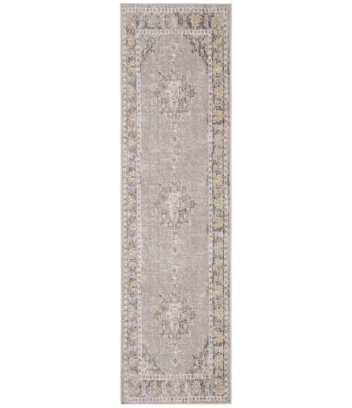 Safavieh Montage Grey / Gold MTG308 2 ft. 3 in. X 8 ft. Runner Rug