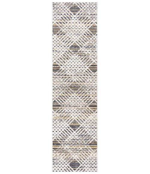 Safavieh Montage  Dark Grey / Grey MTG341 2 ft. 3 in. X 8 ft. Runner Rug