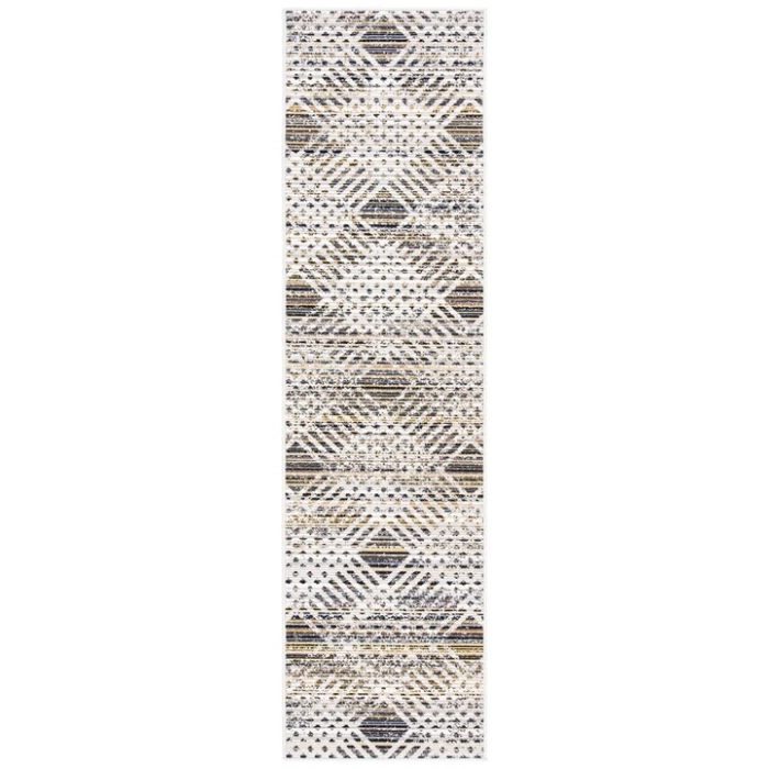 Safavieh Montage  Dark Grey / Grey MTG341 2 ft. 3 in. X 8 ft. Runner Rug
