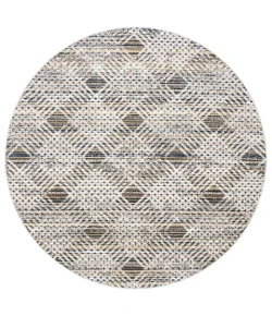 Safavieh Montage  Dark Grey / Grey MTG341 6 ft. 7 in. X 6 ft. 7 in. Round Rug