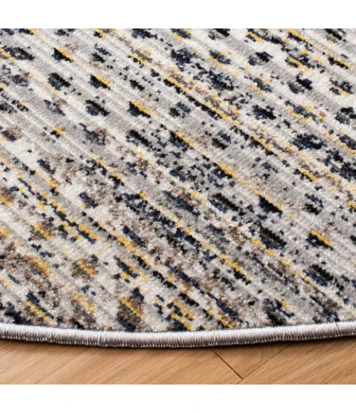 Safavieh Montage  Dark Grey / Grey MTG341 6 ft. 7 in. X 6 ft. 7 in. Round Rug