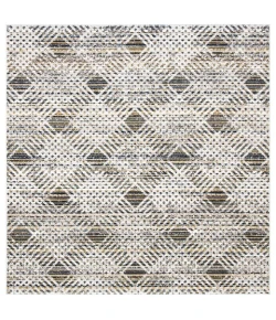 Safavieh Montage  Dark Grey / Grey MTG341 6 ft. 7 in. X 6 ft. 7 in. Square Rug