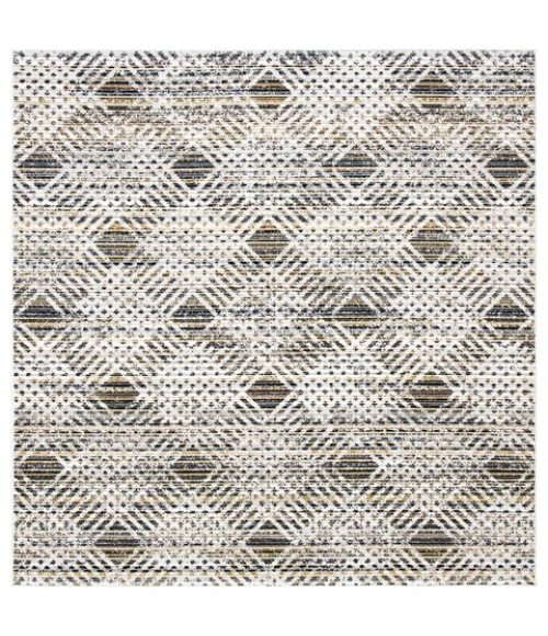Safavieh Montage  Dark Grey / Grey MTG341 6 ft. 7 in. X 6 ft. 7 in. Square Rug