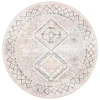 Safavieh Montage  Grey / Ivory MTG391 6 ft. 7 in. X 6 ft. 7 in. Round Rug