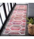 Safavieh Montage  Red / Ivory MTG481 2 ft. 3 in. X 8 ft. Runner Rug