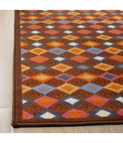 Safavieh Metropolis Brown / Multi MTP529 5 ft. 3 in. X 7 ft. 11 in. Rectangle Rug