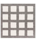 Safavieh Norway Grey / Ivory NOR204 6 ft. 7 in. X 6 ft. 7 in. Square Rug