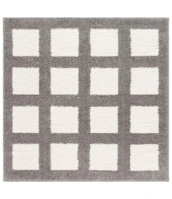 Safavieh Norway Grey / Ivory NOR204 6 ft. 7 in. X 6 ft. 7 in. Square Rug