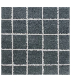 Safavieh Norway Dark Grey / Light Grey NOR206 6 ft. 7 in. X 6 ft. 7 in. Square Rug