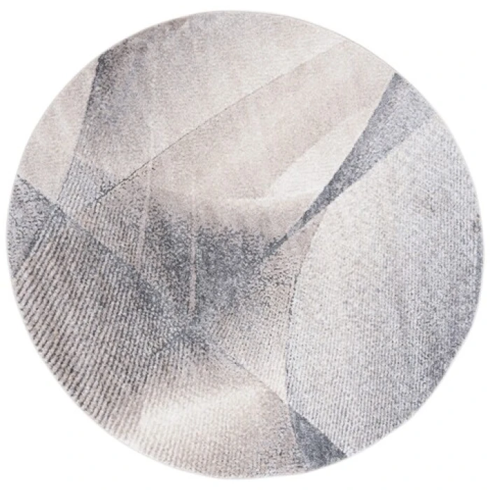 Safavieh Opal Grey / Ivory OAL412 6 ft. 7 in. X 6 ft. 7 in. Round Rug