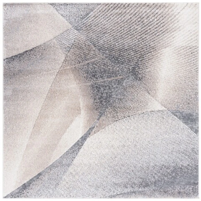 Safavieh Opal Grey / Ivory OAL412 6 ft. 7 in. X 6 ft. 7 in. Square Rug