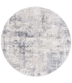 Safavieh Opal Ivory / Grey OAL414 6 ft. 7 in. X 6 ft. 7 in. Round Rug