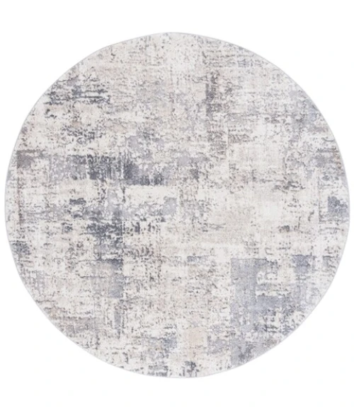 Safavieh Opal Ivory / Grey OAL414 6 ft. 7 in. X 6 ft. 7 in. Round Rug