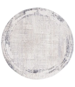 Safavieh Opal Ivory / Grey OAL416 6 ft. 7 in. X 6 ft. 7 in. Round Rug