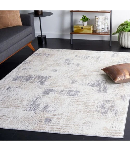 Safavieh Opal Ivory / Grey OAL418 5 ft. 3 in. X 7 ft. 6 in. Rectangle Rug