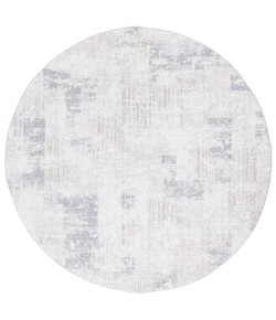 Safavieh Opal Ivory / Grey OAL418 6 ft. 7 in. X 6 ft. 7 in. Round Rug