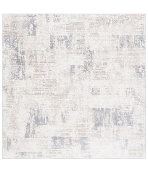 Safavieh Opal Ivory / Grey OAL418 6 ft. 7 in. X 6 ft. 7 in. Square Rug