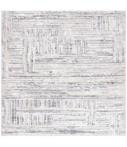 Safavieh Opal Ivory / Dark Grey OAL420 6 ft. 7 in. X 6 ft. 7 in. Square Rug