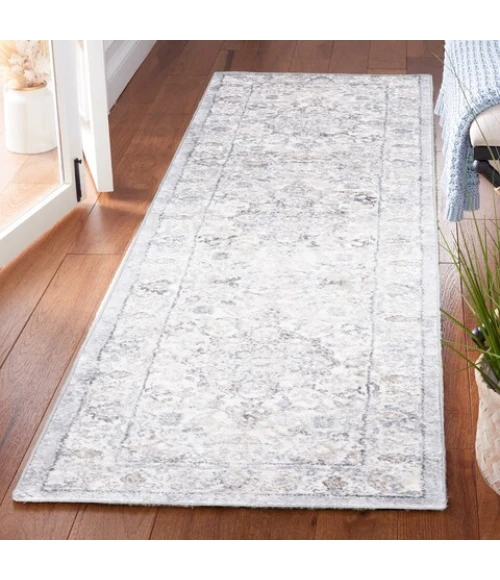 Safavieh Opal Grey / Ivory OAL460 2 ft. 3 in. X 9 ft. Runner Rug