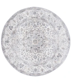 Safavieh Opal Grey / Ivory OAL460 6 ft. 7 in. X 6 ft. 7 in. Round Rug