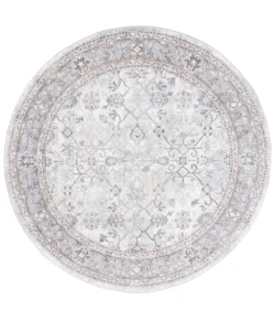 Safavieh Opal Grey / Beige OAL462 6 ft. 7 in. X 6 ft. 7 in. Round Rug
